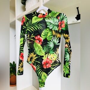 Tropical Mesh Bodysuit